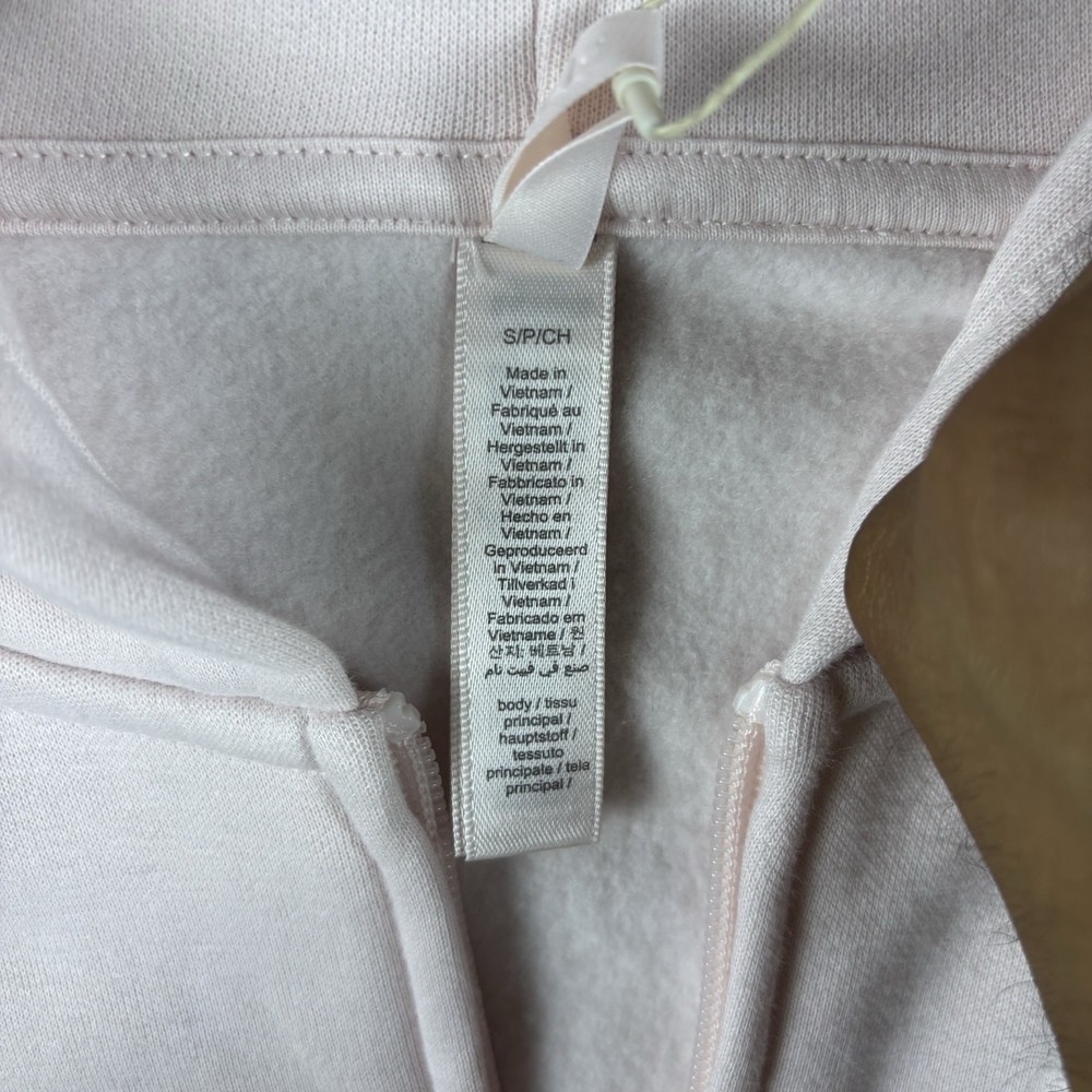 NWT SKIMS Cotton Fleece Barely Pink Angel Hoodie Pants Set Women's S Pink - Picture 16 of 16